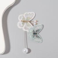 Creative Fabric Butterfly Collar Brooch Korean Simple Cute Pin Jewelry main image 3