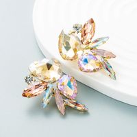 Exaggerated Fashion Glass Diamond Earrings Female Trend Full Diamond Earrings Wholesale main image 6