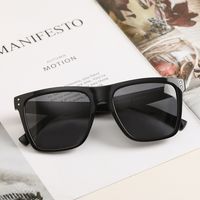 Wuhuama Glasses Tr9134 Polarized Tr90 Large Square Frame Korean Style Big Face Personalized Sunglasses Female Sunglasses Men main image 1