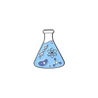 Europäische Und Amerikanische Neue Chemische Bio Legierung Brosche Kreative Cartoon-mikroskop Cf Cup Dna-form Lack Abzeichen sku image 1