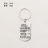 Stainless Steel Plating Keychain sku image 1