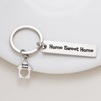 New Stainless Steel Keychain  New Home New Home Friend Gift Wholesale sku image 2