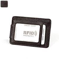 Factory Direct Sales Wholesale Vintage Men's Beauty Money Clip Rfid Card Holder Card Case   New sku image 1
