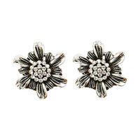 Croix-transfrontalier Européen Et Américain Nouveau Rétro Personnalisé Ethnique Style Petite Marguerite Boucles D'oreilles Petit Et Simple Classique Boucles D'oreilles En Gros sku image 1