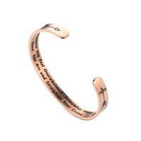New Trend Jewelry Wholesale Simple Letters Stainless Steel Bracelet sku image 3