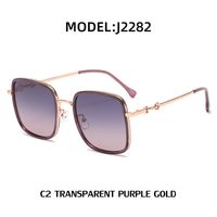 New Polarized Sunglasses Korean Box Sunglasses Fashion Sunglasses sku image 3