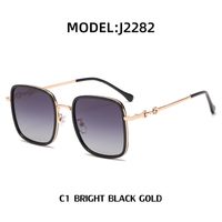 New Polarized Sunglasses Korean Box Sunglasses Fashion Sunglasses sku image 4
