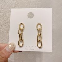 2020 New Fashionable Metal Chain Earrings Women's Korean-style Elegant Long Fringe Earrings Cold Earrings sku image 1