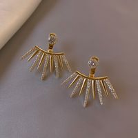 Korean Piercing Fashion Diamonds New Trendy Earrings Women Wholesale main image 2