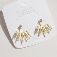Korean Piercing Fashion Diamonds New Trendy Earrings Women Wholesale main image 6