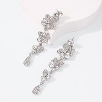 Multi-layer Flower Color Diamond Earrings Wholesale main image 6