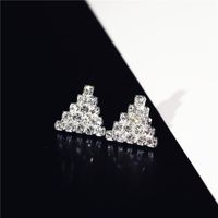 Geometric Triangle Earrings Korean Temperament Earrings main image 4