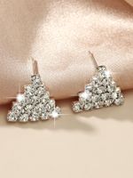 Geometric Triangle Earrings Korean Temperament Earrings main image 5