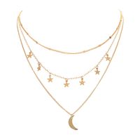 Star Stacking Simple Multi-layer Necklace Wholesale main image 5