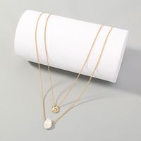 European And American Geometric Double-layer Pearl Necklace Wholesale main image 2