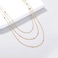 2021 Simple Multi-layer Necklace Female Fashion Necklace main image 4