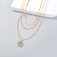 Metal Letter Pendant Multi-layered Clavicle Chain Sweater Chain main image 8