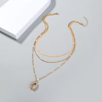 Metal Letter Pendant Multi-layered Clavicle Chain Sweater Chain main image 9
