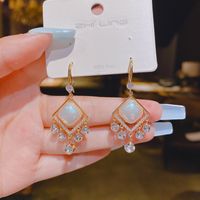 2021 New Opal Earrings Ear Jewelry Korean Temperament Fashion Tassel Earrings main image 3