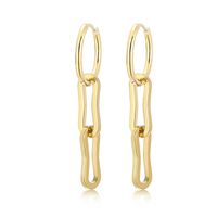 Fashion Geometric Plating Stainless Steel 18K Gold Plated Earrings main image 1
