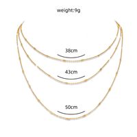 Creative New Ins Style Simple Multi-layered Metal Necklace main image 3