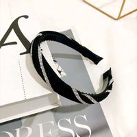 New Korean Hair Accessories Fashion Rhinestone Headband Temperament All-match Hairpin Non-slip Headband main image 5