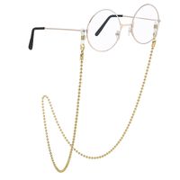 European And American Trend Titanium Steel Sunglasses Glasses Anti-skid Beads Chain Jewelry main image 1