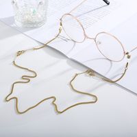 European And American Style Titanium Steel Anti-skid Chain Ring Pendant Glasses Chain Wholesale main image 3