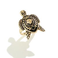 Fashion Jewelry Hawaiian Retro Turtle Turtle Animal Ring Fashion main image 1