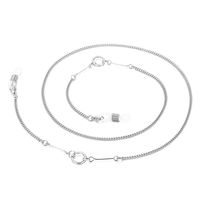 European And American Style Titanium Steel Anti-skid Chain Ring Pendant Glasses Chain Wholesale sku image 1