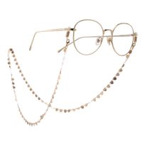 Hot Fashion Simple Gold Copper Peach Heart Eyeglasses Chain Chain Eyeglasses Chain Met main image 1