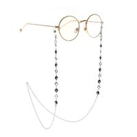Cross-border Hot Fashion Simple Eye Round Handmade Chain Glasses Cord Anti-lost Metal Glasses Chain main image 5
