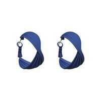Korean Retro Blue Circle Earrings Autumn And Winter 2021 New Trendy Fashion Earrings main image 6