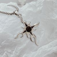 Jewelry Korean Version Of Simple Sunflower Alloy Pendant Necklace main image 3