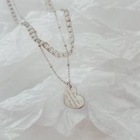 Jewelry Love Pendant Trendy Temperament Stainless Steel Necklace main image 3