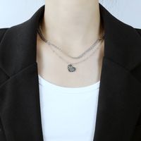 Jewelry Love Pendant Trendy Temperament Stainless Steel Necklace main image 5