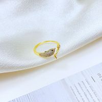 Simple Creative Dolphin Open Ring Tail Ring Jewelry Fashion Index Finger Ring main image 3