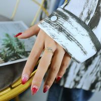 Simple Creative Dolphin Open Ring Tail Ring Jewelry Fashion Index Finger Ring main image 5