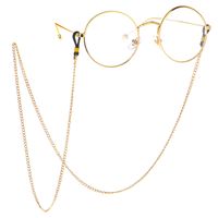 Fashion Simple Sunglasses Matching Gold Glasses Chain Glasses Chain sku image 1
