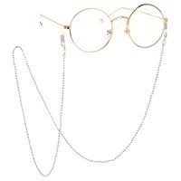 Stainless Steel Bead Chain Sunglasses Chain Non-slip Hanging Chain Glasses Chain sku image 1