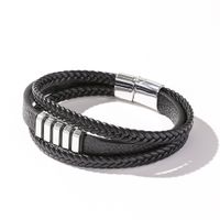 Fashion Geometric Pu Leather Unisex Bracelets sku image 4