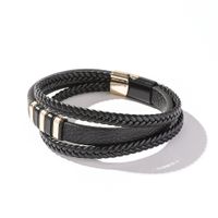Fashion Geometric Pu Leather Unisex Bracelets sku image 6