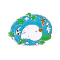 Cross-border New Arrival Oil Drip Brooch Europe And America Creative Cartoon Animal Brooch Student Backpack Clothing Accessories Wholesale sku image 2