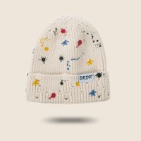 Gorro Tejido Rasgado De Estilo Coreano Para Niños, Gorro De Lana Abrigado Para Otoño E Invierno, De Moda Japonesa, Para Estudiantes sku image 2