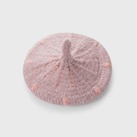 Chapeau De Peintre Béret Pour Enfants En Laine Automne Et Hiver Chapeau Tricoté En Laine Mignon sku image 5