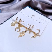 Ins Style Yakemiyou Animal Copper Plating No Inlaid Earrings main image 4