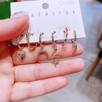 Ins Style Yakemiyou Animal Copper Plating No Inlaid Earrings main image 5
