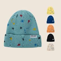 Children's Korean-style Ripped Knitted Hat Japanese Trendy Autumn And Winter Warm Curling Woolen Cap Female Student Ear Protection Beanie Hat main image 1