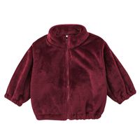 2021 Commerce Extérieur Nouvelle Enfants Zip-up Chemise De Brun À La Mode Veste Enfants De Vêtements Spot Bébé Automne Et Hiver Chaud Top sku image 14