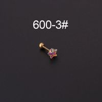 Ear Cartilage Rings & Studs Simple Style Geometric 316 Stainless Steel  Plating sku image 9